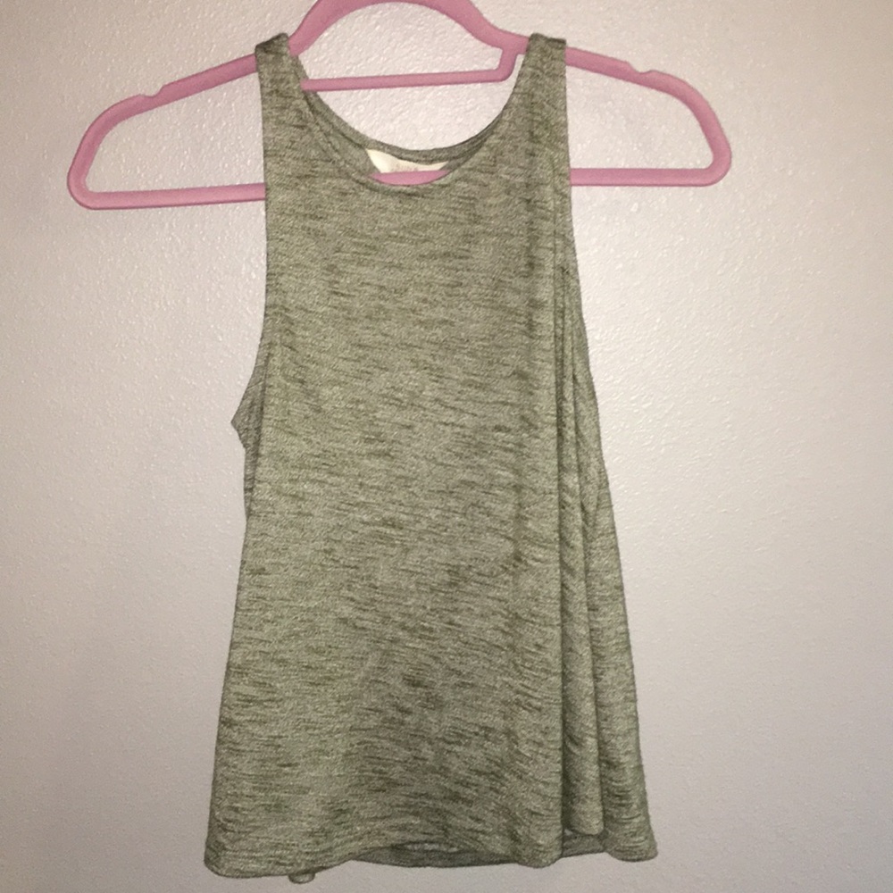 Green tank top
